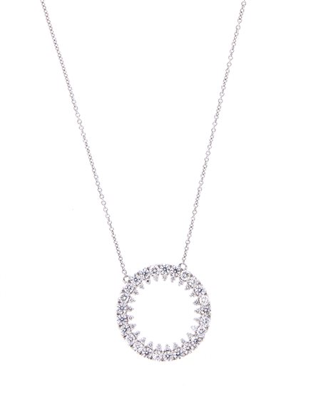 Collier Golay Femme LADY D in Or blanc Diamante 1.19 Ct PDG014DI 1.19 G SI - PDG014DI 1.19 G SI